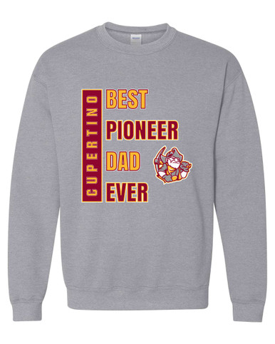 Cupertino Pioneers Best Pioneer Dad Men's Sweatshirt