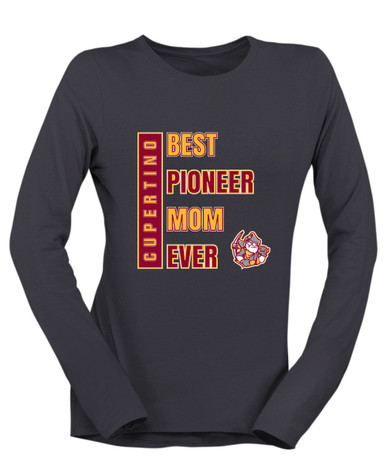 Cupertino Pioneers Best Pioneer Mom Women's LS T-Shirt