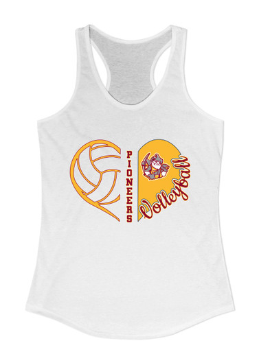 Cupertino Pioneers Heart Volleyball Women's Tank Top