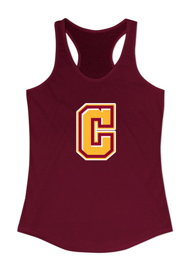 Cupertino Pioneers C Script Mascot #1 Women's Tank Top