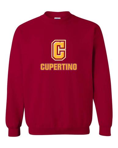 Cupertino Pioneers C Script Mascot #2 Men's Sweatshirt