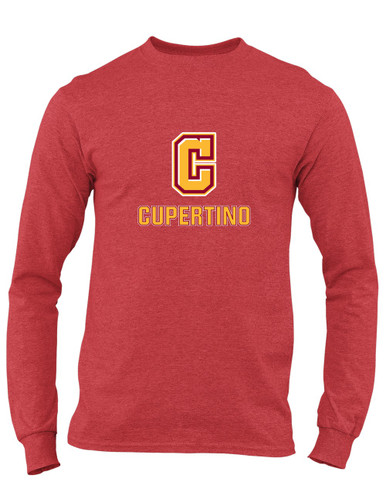 Cupertino Pioneers C Script Mascot #2 Men's LS T-Shirt