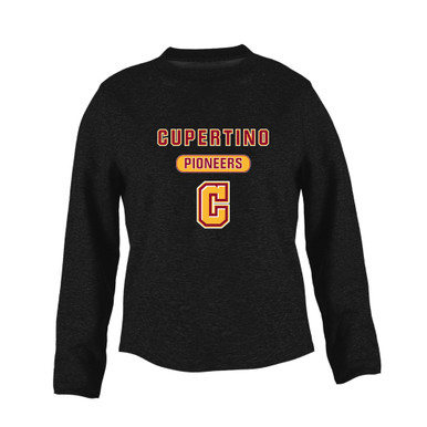 Cupertino Pioneers C Script Mascot #3 Women's Sweatshirt