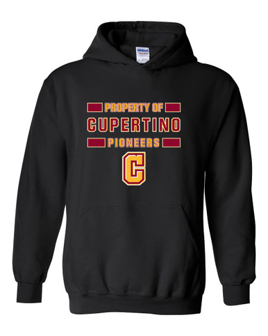 Cupertino Pioneers C Script Property Of Men's Hoodie