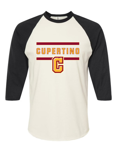 Cupertino Pioneers C Script Mascot #4 Women's Baseball T-Shirt