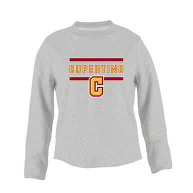 Cupertino Pioneers C Script Mascot #4 Women's Sweatshirt