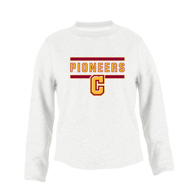 Cupertino Pioneers C Script Mascot #5 Women's Sweatshirt