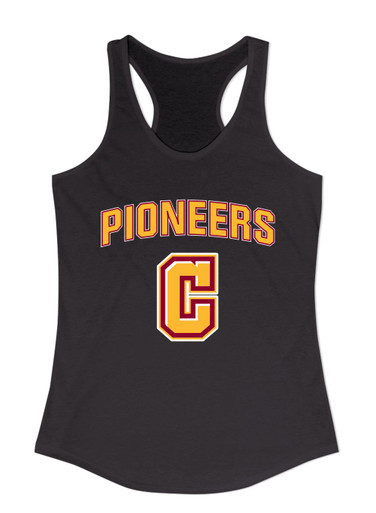 Cupertino Pioneers C Script Mascot #6 Women's Tank Top