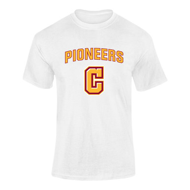 Cupertino Pioneers C Script Mascot #6 Men's Premium SS T-Shirt