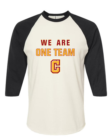 Cupertino Pioneers C Script We Are One Team Women's Baseball T-Shirt