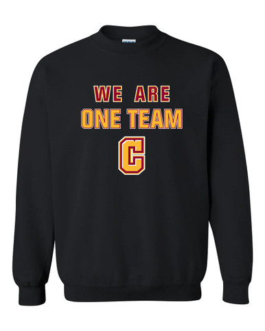 Cupertino Pioneers C Script We Are One Team Men's Sweatshirt