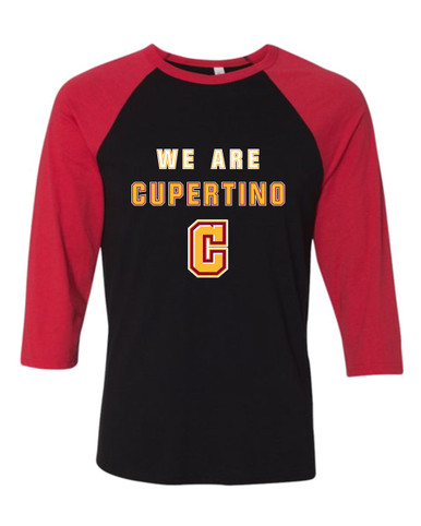 Cupertino Pioneers C Script We Are Women's Baseball T-Shirt