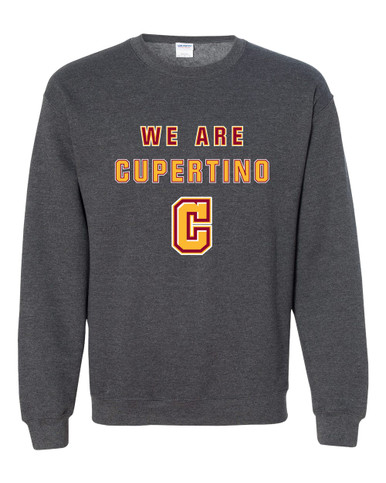 Cupertino Pioneers C Script We Are Men's Sweatshirt