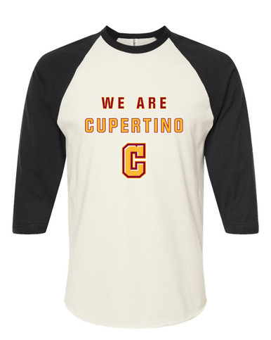 Cupertino Pioneers C Script We Are Men's Baseball T-Shirt