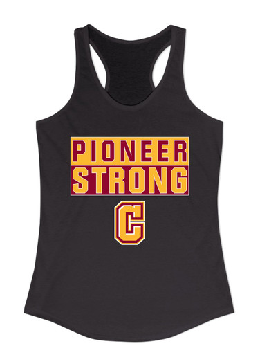 Cupertino Pioneers C Script Strong #1 Women's Tank Top