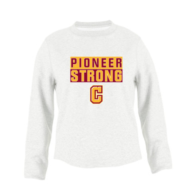 Cupertino Pioneers C Script Strong #1 Women's Sweatshirt