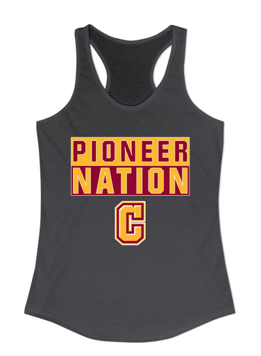 Cupertino Pioneers C Script Nation #1 Women's Tank Top