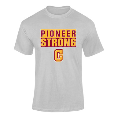 Cupertino Pioneers C Script Strong #1 Men's SS T-Shirt