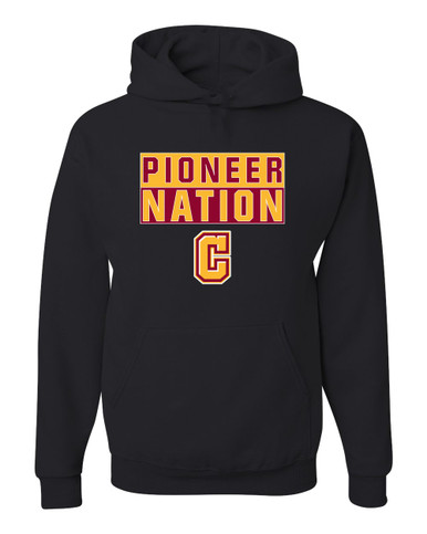 Cupertino Pioneers C Script Nation #1 Men's Premium Hoodie