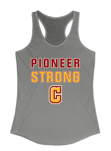 Cupertino Pioneers C Script Strong #2 Women's Tank Top
