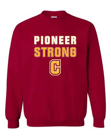 Cupertino Pioneers C Script Strong #2 Men's Sweatshirt