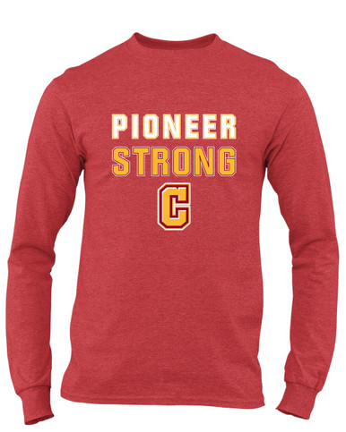 Cupertino Pioneers C Script Strong #2 Men's LS T-Shirt