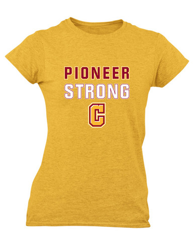Cupertino Pioneers C Script Strong #2 Women's Premium SS T-Shirt