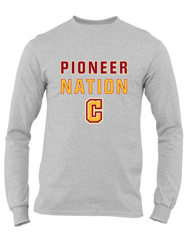 Cupertino Pioneers C Script Nation #2 Men's Premium LS T-Shirt
