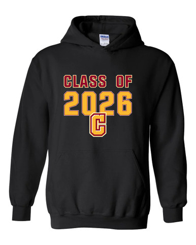 Cupertino Pioneers C Script Class of 2026 Men's Hoodie