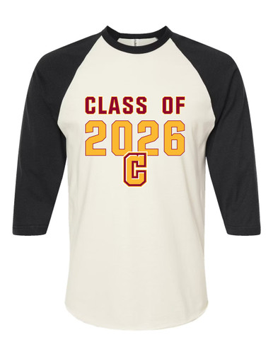 Cupertino Pioneers C Script Class of 2026 Men's Baseball T-Shirt