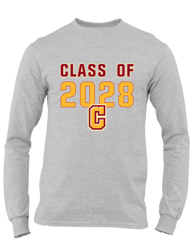 Cupertino Pioneers C Script Class of 2028 Men's LS T-Shirt