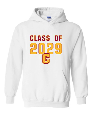 Cupertino Pioneers C Script Class of 2029 Men's Hoodie