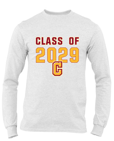 Cupertino Pioneers C Script Class of 2029 Men's LS T-Shirt