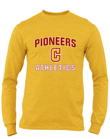 Cupertino Pioneers C Script Athletics Men's LS T-Shirt
