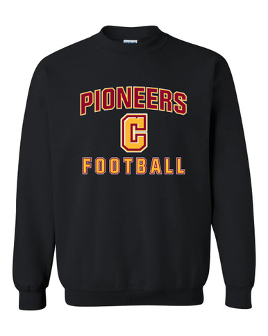 Cupertino Pioneers C Script Football #1 Men's Sweatshirt