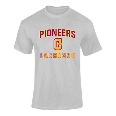 Cupertino Pioneers C Script Lacrosse Men's SS T-Shirt