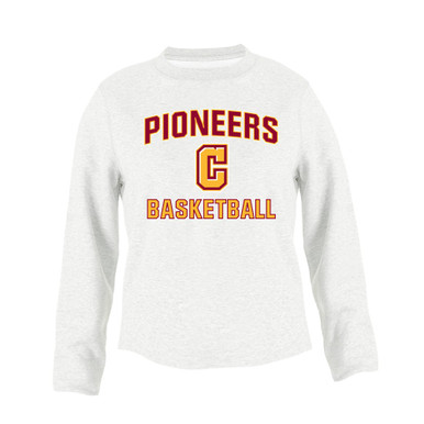 Cupertino Pioneers C Script Basketball #1 Men's Sweatshirt