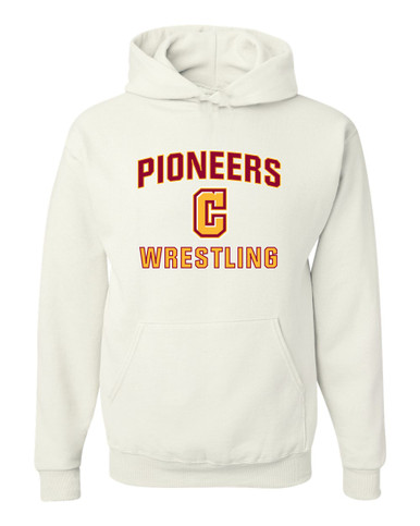 Cupertino Pioneers C Script Wrestling Men's Premium Hoodie