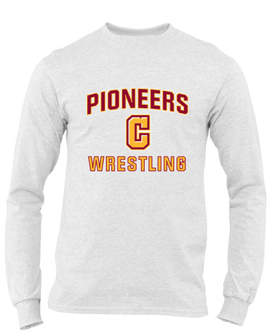 Cupertino Pioneers C Script Wrestling Men's Premium LS T-Shirt
