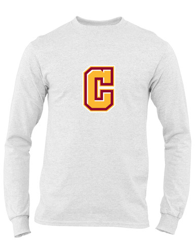Cupertino Pioneers C Script Mascot #1 Men's Premium LS T-Shirt