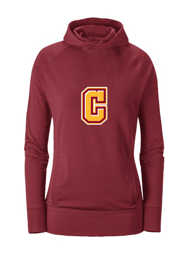 Cupertino Pioneers C Script Mascot #1 Women's Hoodie