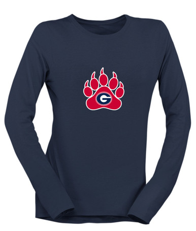 Grassfield Grizzlies Mascot #1 Women's Premium LS T-Shirt