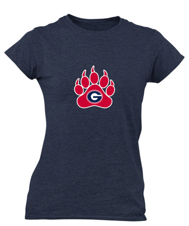 Grassfield Grizzlies Mascot #1 Women's Premium SS T-Shirt