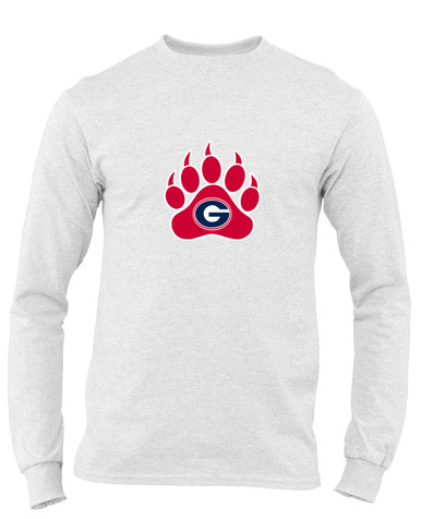 Grassfield Grizzlies Mascot #1 Men's LS T-Shirt