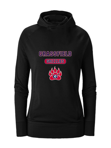 Grassfield Grizzlies Mascot #3 Women's Hoodie