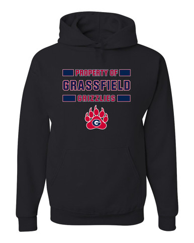 Grassfield Grizzlies Property Of Men's Premium Hoodie