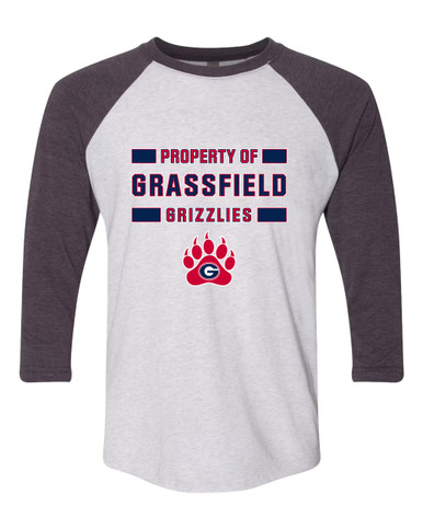 Grassfield Grizzlies Property Of Women's Baseball T-Shirt