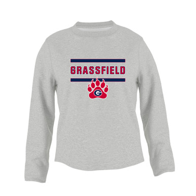 Grassfield Grizzlies Mascot #4 Women's Sweatshirt