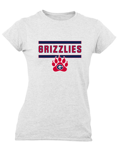Grassfield Grizzlies Mascot #5 Women's SS T-Shirt