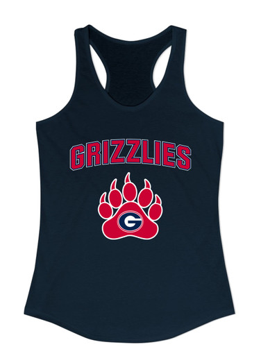 Grassfield Grizzlies Mascot #6 Women's Tank Top